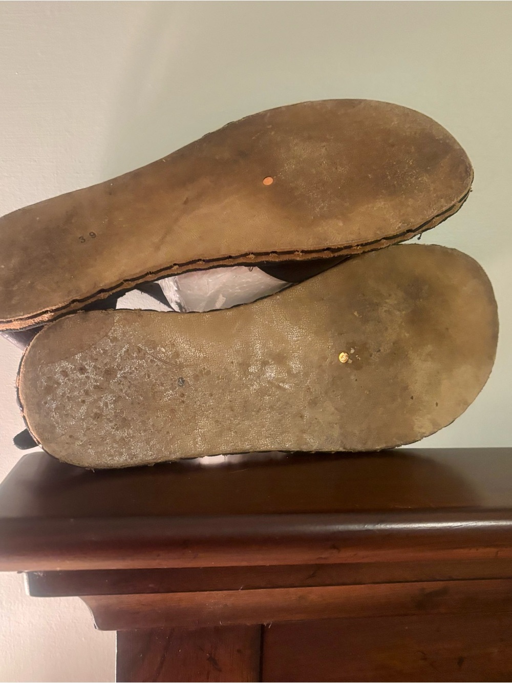 Grounding Shuhe Barefoot Black Slingback Sandals - Picture 5 of 7